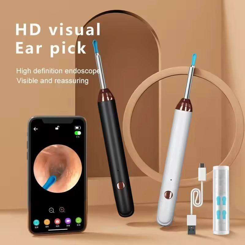 Earwax cleaner with camera